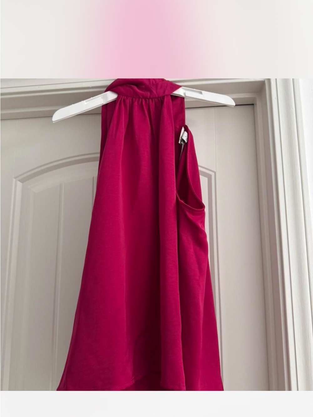 Women’s Fuchsia Halter Skirt